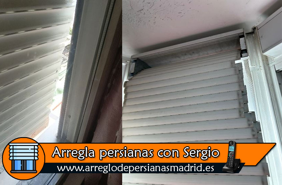 arreglar persiana descolgada